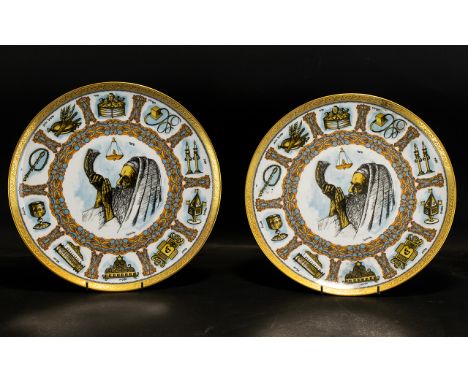 Goebel Traditions Plates (2)  Please see accompanying photographs.