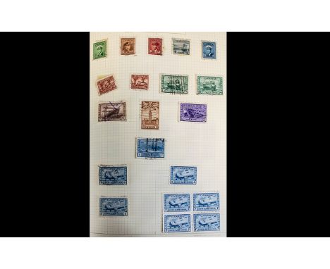 Blue Springback Stamp Album - with a good selection from the British commonwealth.. Includes a 1946 mint omnibus series. Aust
