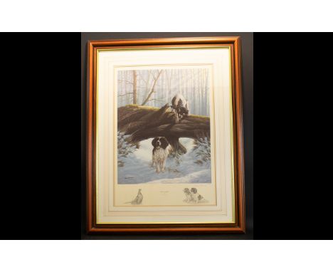 Nigel Hemming (British b. 1957) Artist Signed Limited Edition Print 'Over And Under' Framed and mounted under glass, depictin