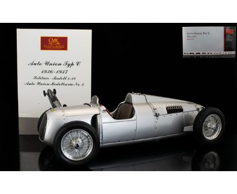 Exclusive Precision Model Auto-Union Type C 1936-1937 Limited Edition Diecast Racing Car.  CMC - High quality hand mounted.  