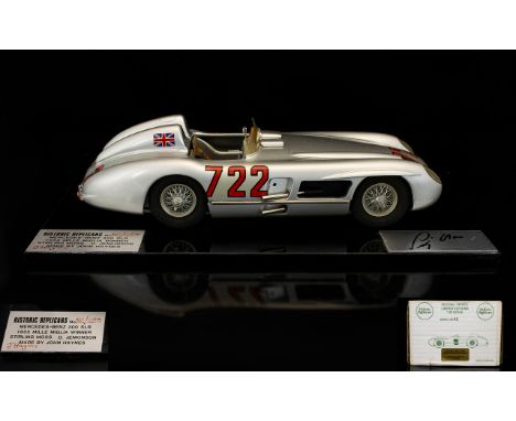 Historic Replicars Second Series Limited Edition Model Mercedes-Benz 300 SLR Racing Car No. 722. 1:24 scale limited edition. 