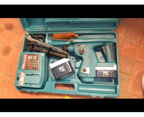A Makita cordless rotary hammer BHR200