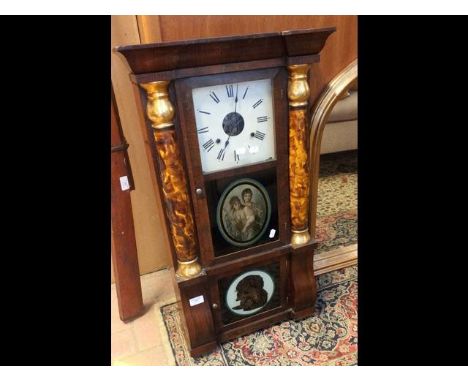 A Seth Thomas eight day American shelf clock