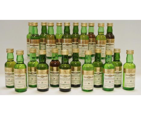 Whisky Miniatures -Old Malt Cask - twenty three single malt scotch whisky's selected by Douglas Laing &amp; Co. Ltd, a variet