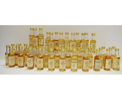 Whisky Miniatures - Connoisseurs Choice - forty one single malt scotch whisky bottles specially selected, produced and bottle