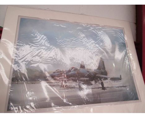 A limited edition print after Michael Rondot, "F-104G Starfighter", 161/250