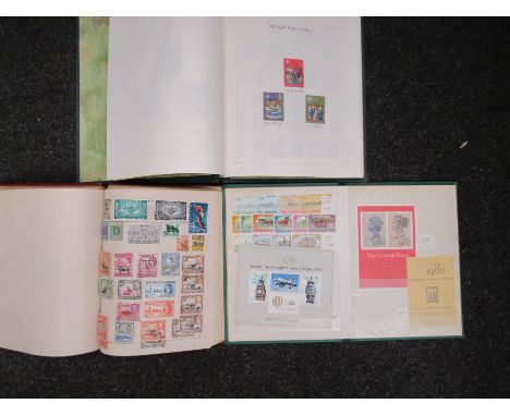GB and Commonwealth stamp album and two other albums of various countries