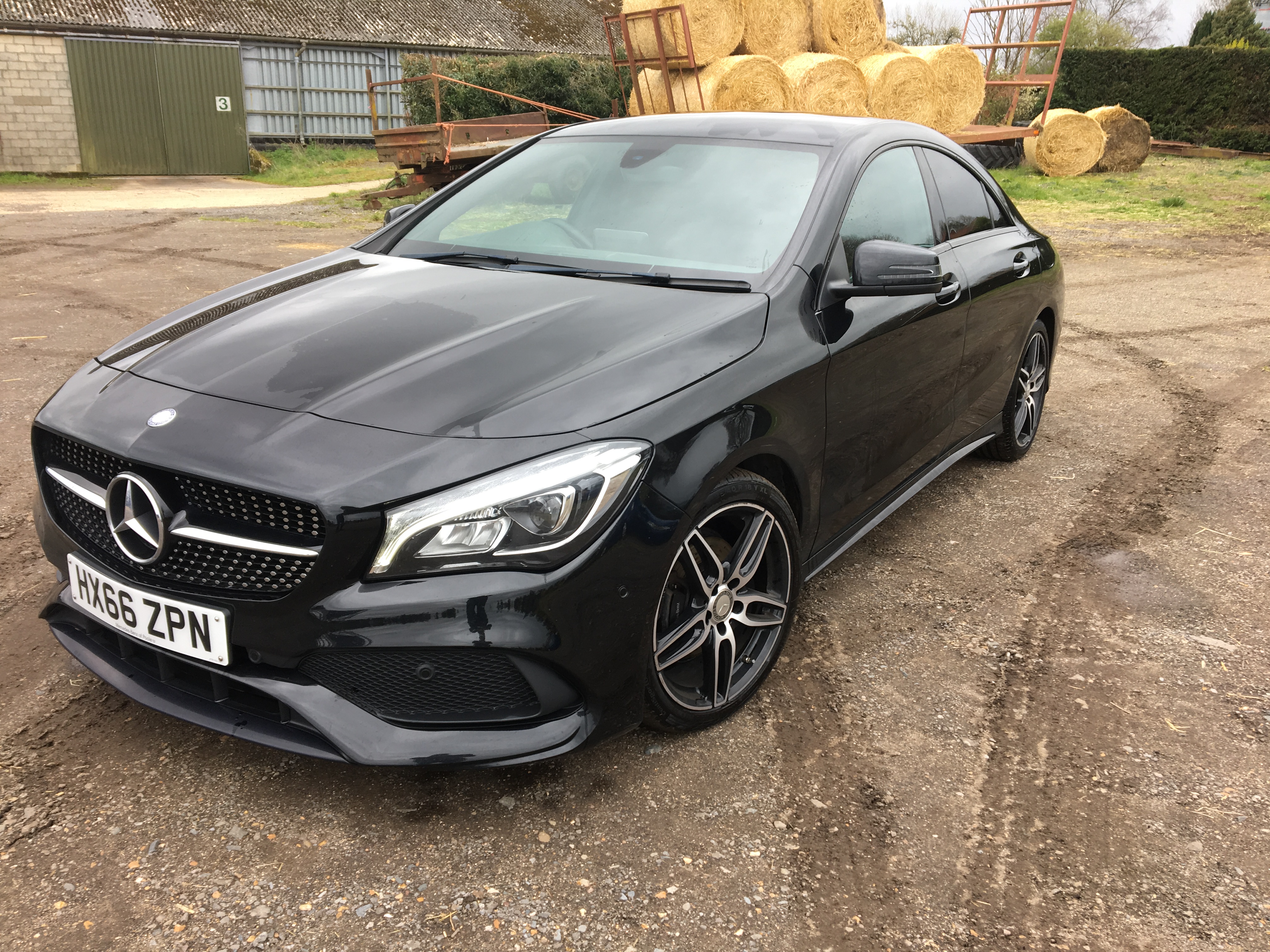 MERCEDES CLA 200 D AMG Line COUPE 4 door diesel car, Registration No ...