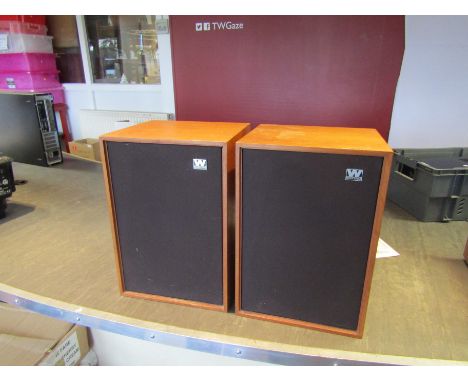 A pair of Wharfdale D 2XP speaker