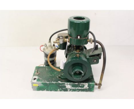 Miniature stationary petrol engine with coil CONDITION REPORT 27cm wide, 29cm high, 17cm deep