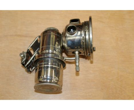 Vintage Lucus Calcia Cadet carbide cycle lamp