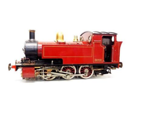 Live steam, 5 inch gauge (5” gauge) coal fired 0-6-0 tank engine 'Butch' , built 1992-1993 to LBSC (Kennion Brothers) drawing