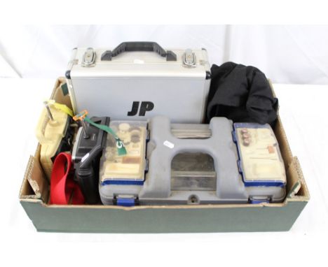 Quantity of model-making tools and accessories, together with a selection of power packs and remote controls