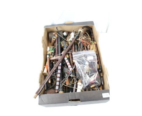 A large quantity of old smoking pipes - including Shisha stems, North American beadwork, opium pipe and others (qty)