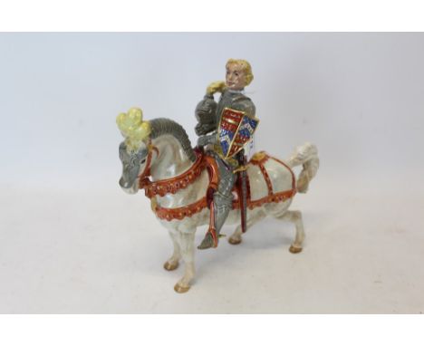 Beswick figure of a knight on horseback - The Earl of Warwick CONDITION REPORT Good original condition, no damage or restorat