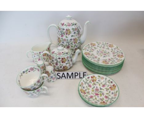 Minton Haddon Hall tea and dinner service (72 pieces) CONDITION REPORT All in good order apart from the sugar box which is a 