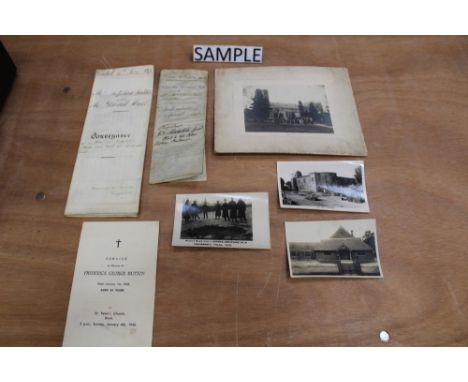 Colchester and District mixed ephemera - including real photographic postcard Market Hill Coggeshall Empire Day 1909 crowds a