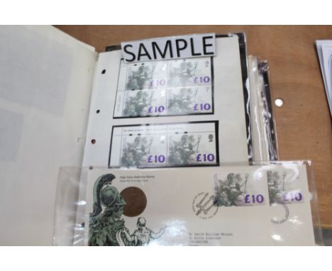 Stamps - G.B. QEII - very large collection of commemorative and definitive issues - including multiple blocks, FDC's, PHQ car