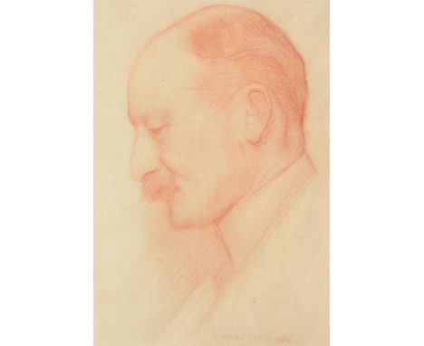 λ&nbsp;HAROLD SPEED (BRITISH 1872-1957) STUDY OF ROBERT BADEN POWELL, 1ST BARON BADEN-POWELL (1857-1941) Red chalk Signed and