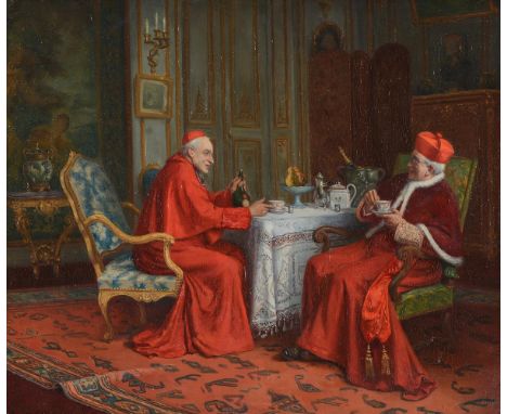
	
		λ&nbsp;JULES BENOIT-LEVY (FRENCH 1866-1952)
		OLD FRIENDS
		Oil on canvas
		Signed (lower left)
		54 x 65.5cm (21¼ x 25¾