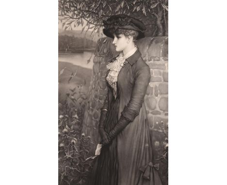 
	
		AFTER SIR EDWARD JOHN POYNTER (BRITISH 1836-1919)
		BLOSSOMS
		Mezzotint engraved by Minnie Cormack and published by P. 