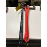 (2) 24" Ridgid Pipe Wrenches (Location: 1400 Sand Lake Rd., Holmen, WI 54636)