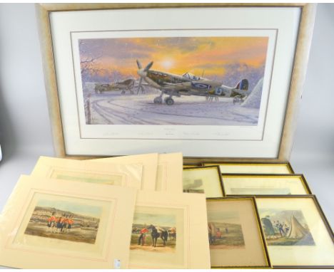 R. Ackermanns Chobham Scenes, Plates 1-10, Philip West Artist Proof, 16/50 and one other prints.