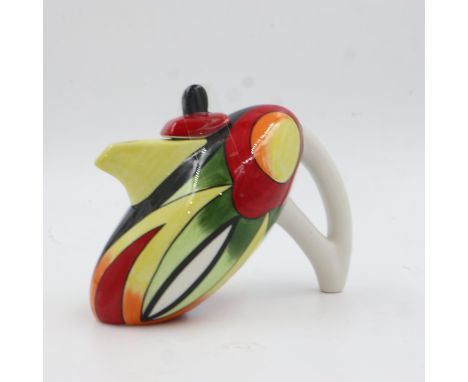 Lorna Bailey limited edition teapot, 3/4, signed in red, no cracks or chips, H: 15 cm. UK P&amp;P Group 2 (£20+VAT for the fi