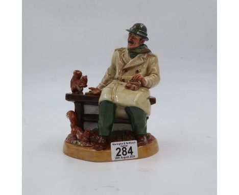 Royal Doulton character figure, Lunchtime, HN2485. UK P&amp;P Group 2 (£20+VAT for the first lot and £4+VAT for subsequent lo