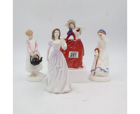 Four Royal Doulton figurines. UK P&amp;P Group 3 (£30+VAT for the first lot and £8+VAT for subsequent lots) 