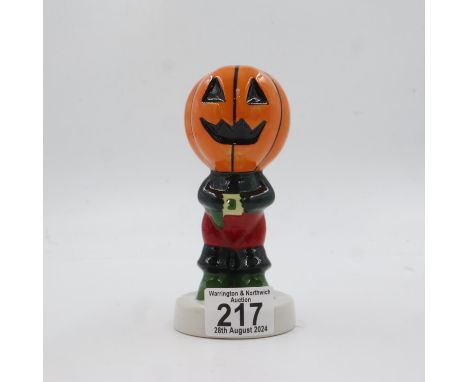 Lorna Bailey Pumpkin Man, no cracks or chips, H: 15 cm. UK P&amp;P Group 1 (£16+VAT for the first lot and £2+VAT for subseque