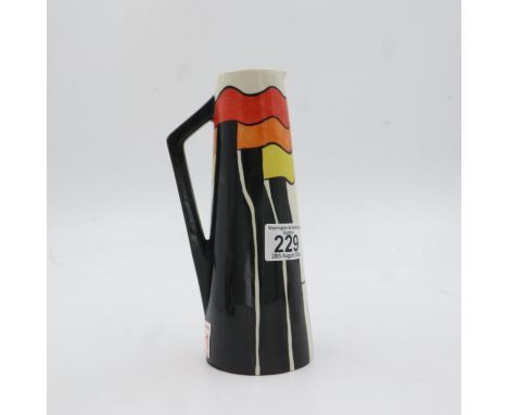 Lorna Bailey jug, Stoke-On-Trent, no cracks or chips, H: 21 cm. UK P&amp;P Group 2 (£20+VAT for the first lot and £4+VAT for 