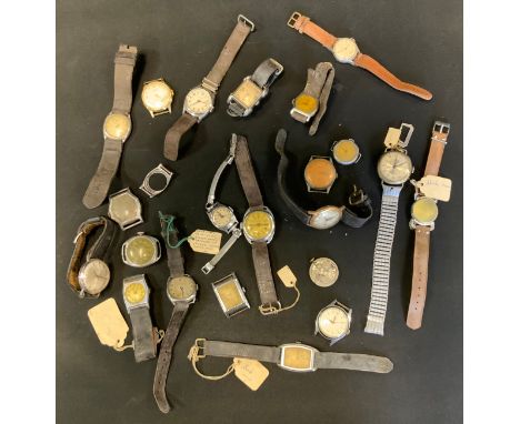 Watches  - a lima antimagnetic watch head;  others, Imperia, Collingwood, Josima etc assorted shapes and sizes, mostly for sp