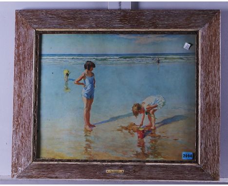 AFTER CHARLES ATAMIAN (8)Sea Urchinsreproduction print41 x 51cmtogether with four signed prints of beach scenes by Pappendick