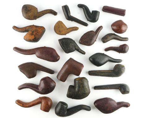 A COLLECTION OF ASSORTED PIPE / CHEROOT HOLDER CASES (QTY)19th CenturyA collection of assorted pipe / cheroot holder cases of
