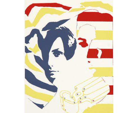 WERNER BERGES Cloppenburg/Niedersachsen 1941 - 2017 Schallstadt/Baden: „soso“. Farbsérigraphie 1967. Gäßler G 1967.13. - Expl