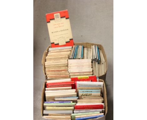Large quantity of vintage maps in two boxes