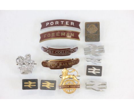 A collection of assorted General Railway badges to include Foreman, Ticket Collector, Inter-City 125, British Railway etc
