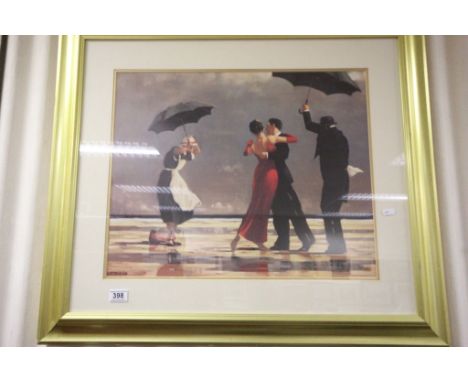 Large framed & glazed Jack Vettriano print