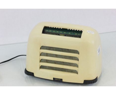  A vintage bakelite Kolster Brandes bakelite toaster radio