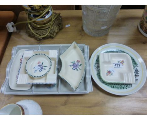 Small collection of Poole pottery to include a sectioned entree dish