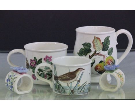 Collection of Portmeirion including Pomona, Botanic Garden, Birds of Britain, etc including Cups, Mugs, Dinner Plates, Bowls,