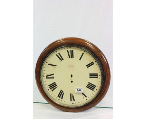 Vintage Wooden G.P.O Circular Clock Case