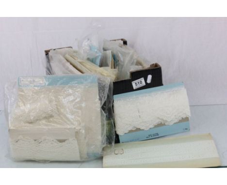 Box of vintage Lace