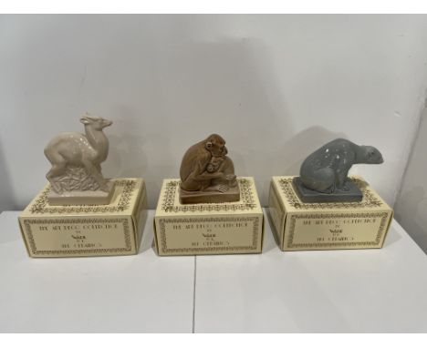 The Art Deco Collection by Wade For UKI Ceramics Full Set Monkeys, Polar Bear and Deer
Good condition, no damage