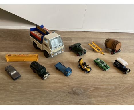 Quantity of assorted vintage vehicles
343
Playworn condition, no returns or refunds available on these items. 