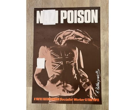 Vintage Anti Social / Racial Posters Signed by Artist.
Height 59cm x Width 42cm
These are the only posters ever to be signed 