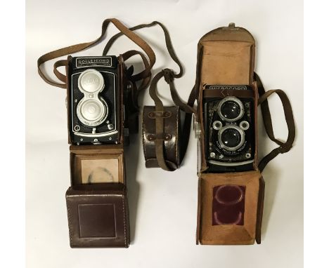 EARLY ROLLEICORD T.L.R CAMERAS &amp; ANOTHER T.L.R CAMERA