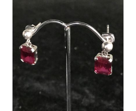 RUBY STUD EARRINGS