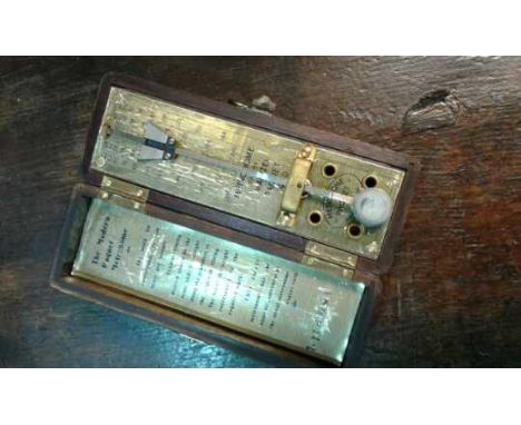 A 1930 mahogany cased Modern Paquet Metronome